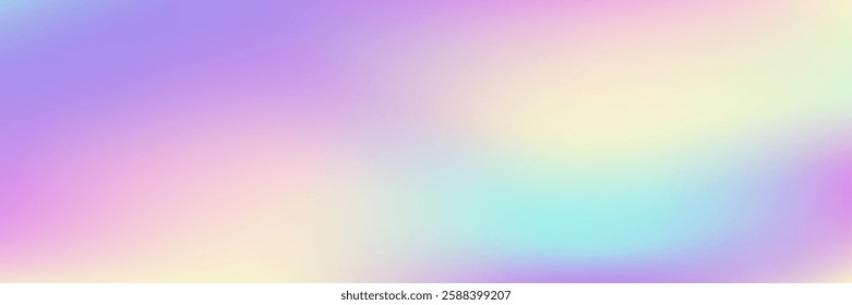 Abstract Gradient. Iridescent Texture. Blur Holography Backdrop. Metal Shapes. Plastic Light. Pearlescent Texture. Fashion Cover. Blue Soft Background. Pink Abstract Gradient