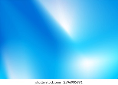 Abstract Gradient Light Blue Background With a Smooth Vignette Effect