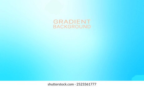 Abstract Gradient Light Blue Color Background. Grainy Noise Texture. Design for Template, Social Media, Trendy, Vintage, Brochure, Banner