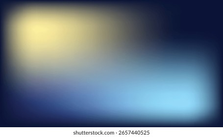 Abstrakter Farbverlauf hellblau und dunkel unscharfe Farbe Hintergrund Design. Moderne Designvorlage für Web Cover, Werbebanner, Social Media Header, Präsentation.