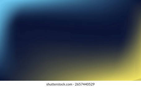 Abstrakter Farbverlauf hellblau und dunkel unscharfe Farbe Hintergrund Design. Moderne Designvorlage für Web Cover, Werbebanner, Social Media Header, Präsentation.