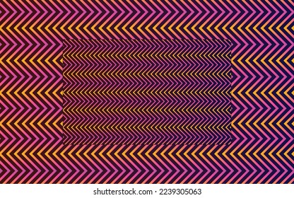 Abstract gradient line art pattern background for hypnotize banner or poster, party wallpaper, Line art  background with pink and golden color, vector art illustration 