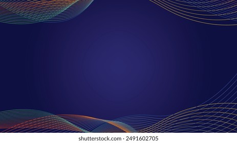 Fondo de color RGB mezclado con línea de degradado Abstractas