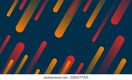 Abstract Gradient Line Vector on Dark background. High Quality Vector Background Illustration