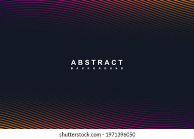 Abstract gradient lines curve dark background