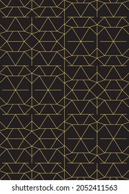 Abstrakte Farbverlauf-Linien, dunkelgelber Hintergrund