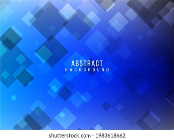 Abstrakter Farbverlauf mit Linien geometrisch blauer, moderner Form, Vektorgrafik