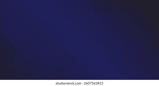 Abstract gradient lines hexagon pattern. Futuristic technology concept modern simple