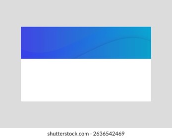 Abstract gradient LinkedIn banner mockup template