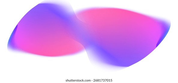 gradiente Abstractas. Formas líquidas y fluidas sobre un fondo blanco. Ilustración vectorial
