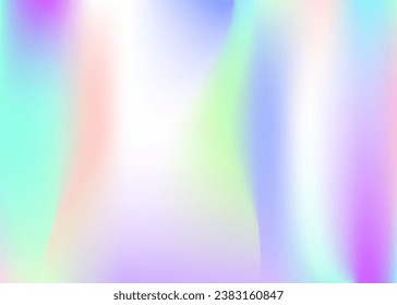 Abstract Gradient. Liquid Flyer. Purple Soft Texture. Fashion Cover. Shiny Spectrum Invitation. Holographic Background. Iridescent Texture. Neon Design. Blue Abstract Gradient