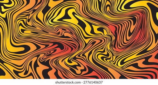  Abstract gradient liquid marble texture, background. Illustration for banner, poser, textile, fabric, wrapping paper design template. 