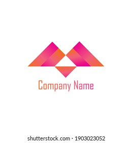 abstract gradient logo design vector, modern concept eps 10