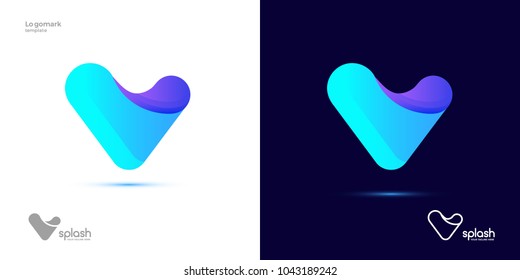 Abstract Gradient Logo Template