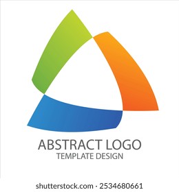 design de modelo de logotipo de gradiente abstrato