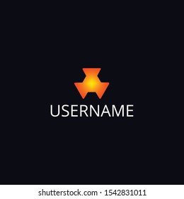 abstract gradient logo vector design with awesome color, simple, unique, and minimalist styles