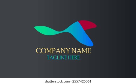 abstract gradient logo for your design