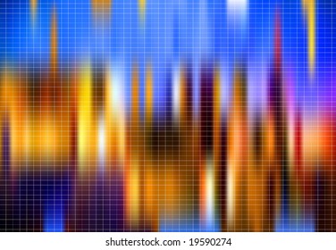 Abstract gradient mesh background