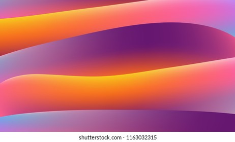 Abstract gradient mesh background in bright rainbow colors. Colorful banner template.