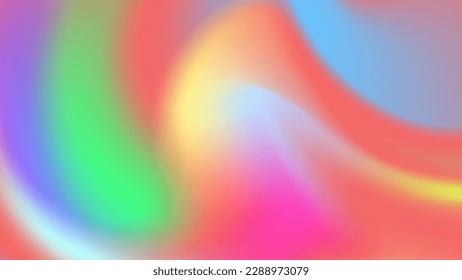 Abstract gradient mesh background with colorful rainbow color