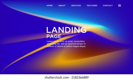 ABSTRACT GRADIENT MESH  BACKGROUND ELEGANT BLUE COLOR DESIGN VECTOR TEMPLATE GOOD FOR MODERN WEBSITE, WALLPAPER, COVER DESIGN 