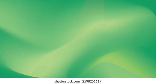 Abstract gradient mesh background in green and yellow colors 
