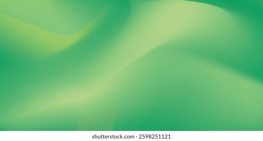 Abstract gradient mesh background in green and yellow colors 