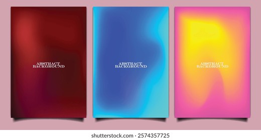 Abstract gradient mesh background icons for your design, can be used in digital marketing, advertisement poster, vector art illustration