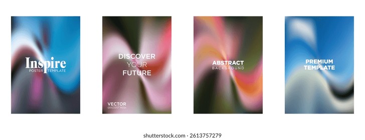 Abstract Gradient Mesh Background Poster Templates Inspire, Future