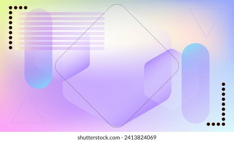 ABSTRACT GRADIENT MESH BACKGROUND SMOOTH LIQUID COLORFUL BLURRED DESIGN WITH GEOMETRIC SHAPES VECTOR TEMPLATE GOOD FOR MODERN WEBSITE, WALLPAPER, COVER DESIGN 