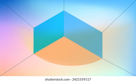ABSTRACT GRADIENT MESH BACKGROUND SMOOTH LIQUID COLORFUL BLURRED DESIGN WITH GEOMETRIC SHAPES VECTOR TEMPLATE GOOD FOR MODERN WEBSITE, WALLPAPER, COVER DESIGN 