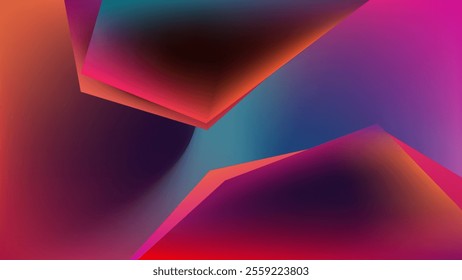 ABSTRACT GRADIENT MESH BACKGROUND SMOOTH LIQUID COLORFUL WITH GEOMETRIC SHAPES DESIGN VECTOR TEMPLATE GOOD FOR MODERN WEBSITE, WALLPAPER, COVER DESIGN 
