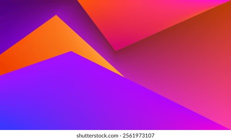 ABSTRACT GRADIENT MESH BACKGROUND SMOOTH LIQUID COLORFUL WITH TRIANGLE GEOMETRIC SHAPES DESIGN VECTOR TEMPLATE GOOD FOR MODERN WEBSITE, WALLPAPER, COVER DESIGN 