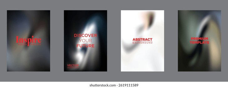 Abstract Gradient Mesh Backgrounds Poster and Premium Templates