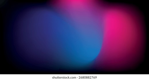 abstract gradient mesh blue, pink and black background. Vector Illustration with place for your text