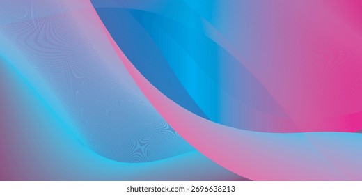 Malla degradada Abstractas con tonos azules, rosados y morados