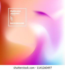 Abstract Gradient Mesh Colorful Background 