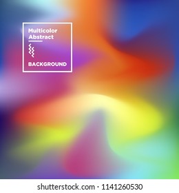 Abstract Gradient Mesh Colorful Background 