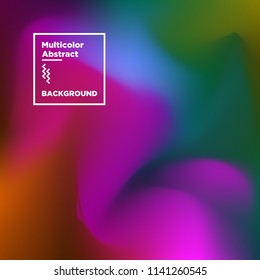 Abstract Gradient Mesh Colorful Background 