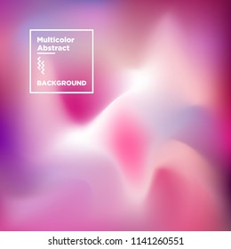 Abstract Gradient Mesh Colorful Background 
