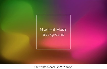abstract gradient mesh fluid liquid blur background with blue, tosca, purple, pink, yellow, gold, green, red, blue, purple color