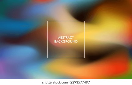abstract gradient mesh fluid liquid blur background with blue, black, yellow, white, orange, red, pink, pastel