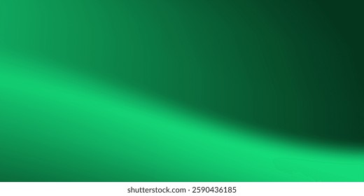 abstract gradient mesh green and black background. Vector Illustration 