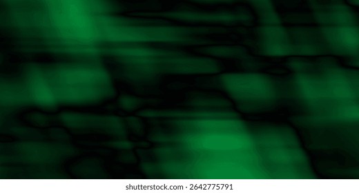 abstract gradient mesh green and black background. Vector Illustration with place for your text