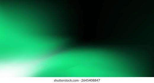 abstract gradient mesh green and black background. modern with place for your text art simple good