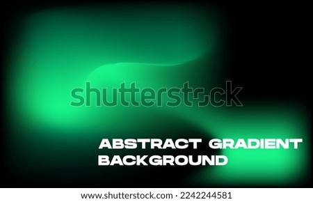 abstract gradient mesh green and black background. Vector Illustration with place for your text