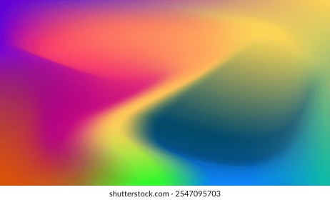 ABSTRACT GRADIENT MESH ORANGE PINK BLUE BACKGROUND SMOOTH LIQUID COLORFUL BLURRED DESIGN VECTOR TEMPLATE GOOD FOR MODERN WEBSITE, WALLPAPER, COVER DESIGN 