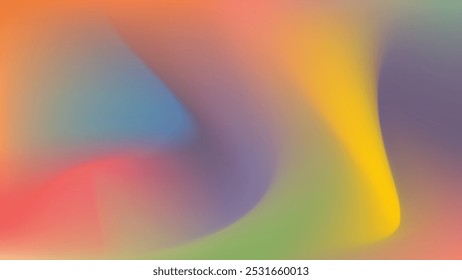 ABSTRACT GRADIENT MESH PASTEL BACKGROUND SMOOTH LIQUID COLORFUL BLURRED DESIGN VECTOR TEMPLATE GOOD FOR MODERN WEBSITE, WALLPAPER, COVER DESIGN 