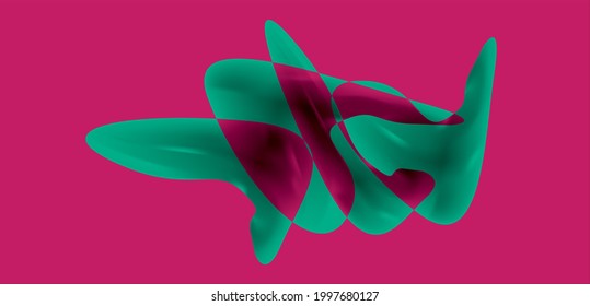 Abstract gradient mesh pink and white milk for background