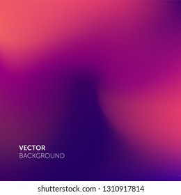 Abstract gradient mesh soft pink purple color blend trendy vector background